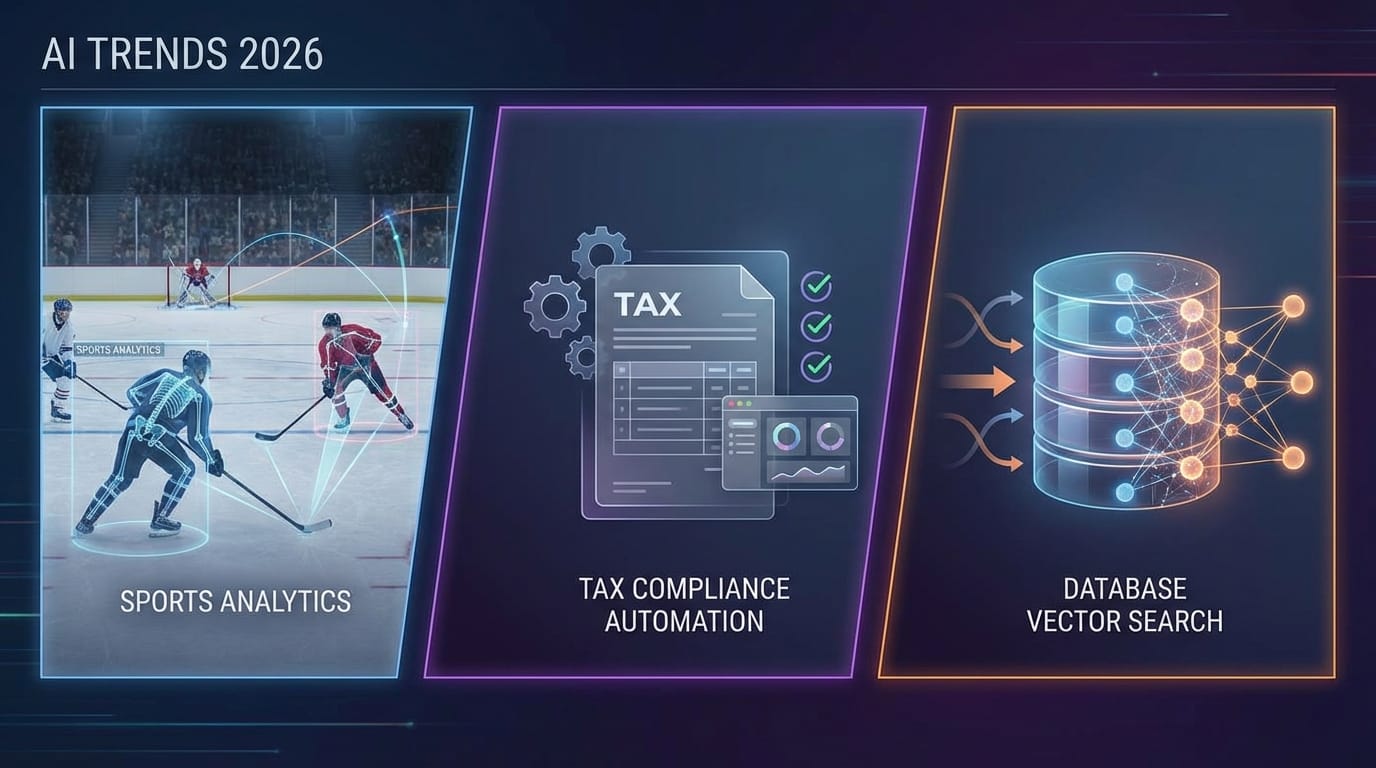 AI News in 24 Hours: Hockey Gets Smarter, Taxes Get Faster, and Databases Get a Brain