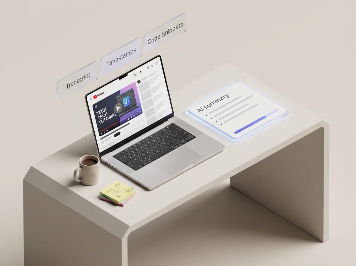 Stop “Watching” YouTube Dev Videos—Start Mining Them for Code