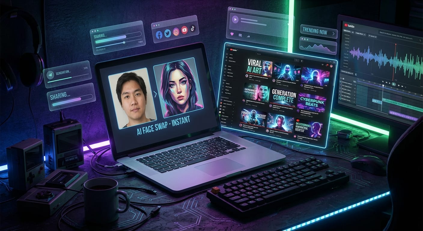 Insane New AI Tools Just Blew Up Overnight (Face Swaps, Viral Thumbnails, and “Wait… It Wrote a Song?”)