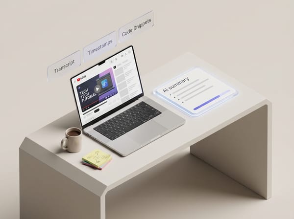 Stop “Watching” YouTube Dev Videos—Start Mining Them for Code